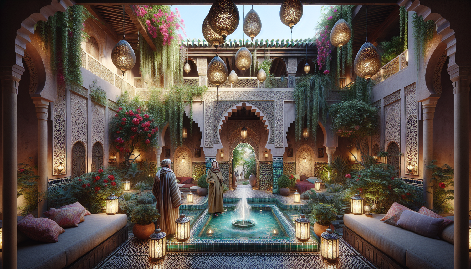 découvrez les riads de marrakech, des havres de charme, de luxe et de traditions authentiques, où se cachent des secrets à dévoiler.